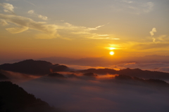 雲海と朝日