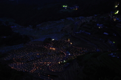丸山千枚田 虫送り②