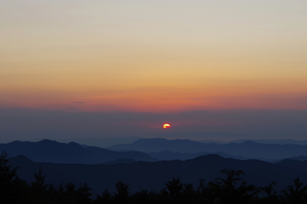 夕日
