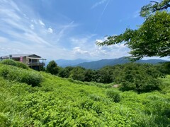 陣馬山より