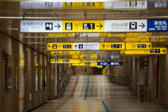 早朝の仙台駅