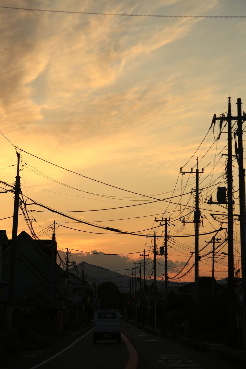 夕暮れ