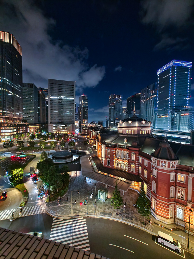 東京駅 丸の内夜景