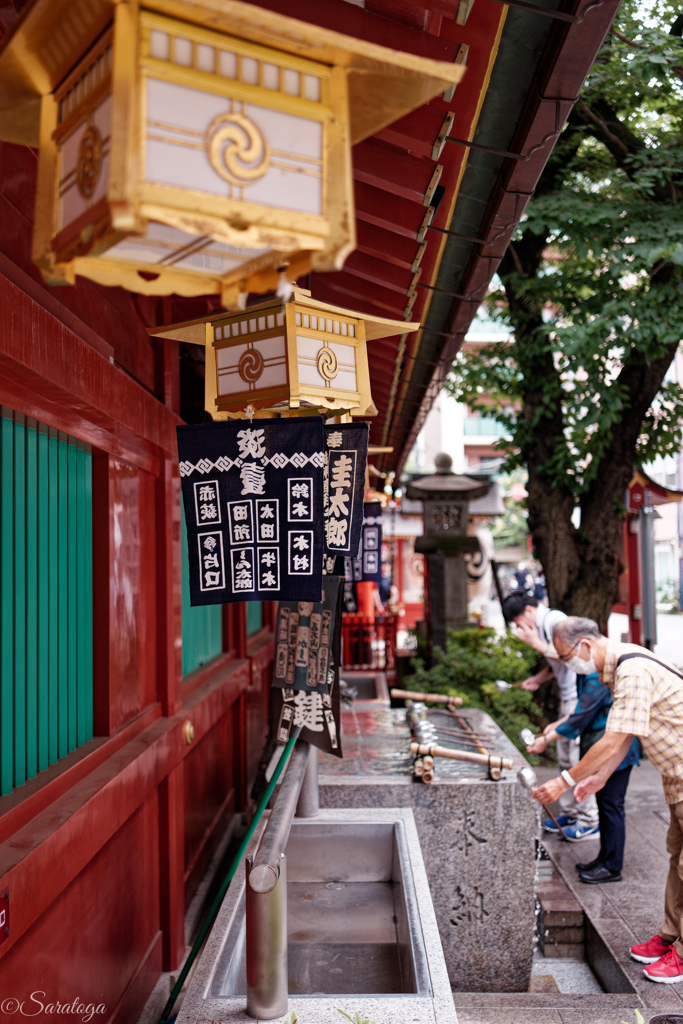 神田明神　手水舎