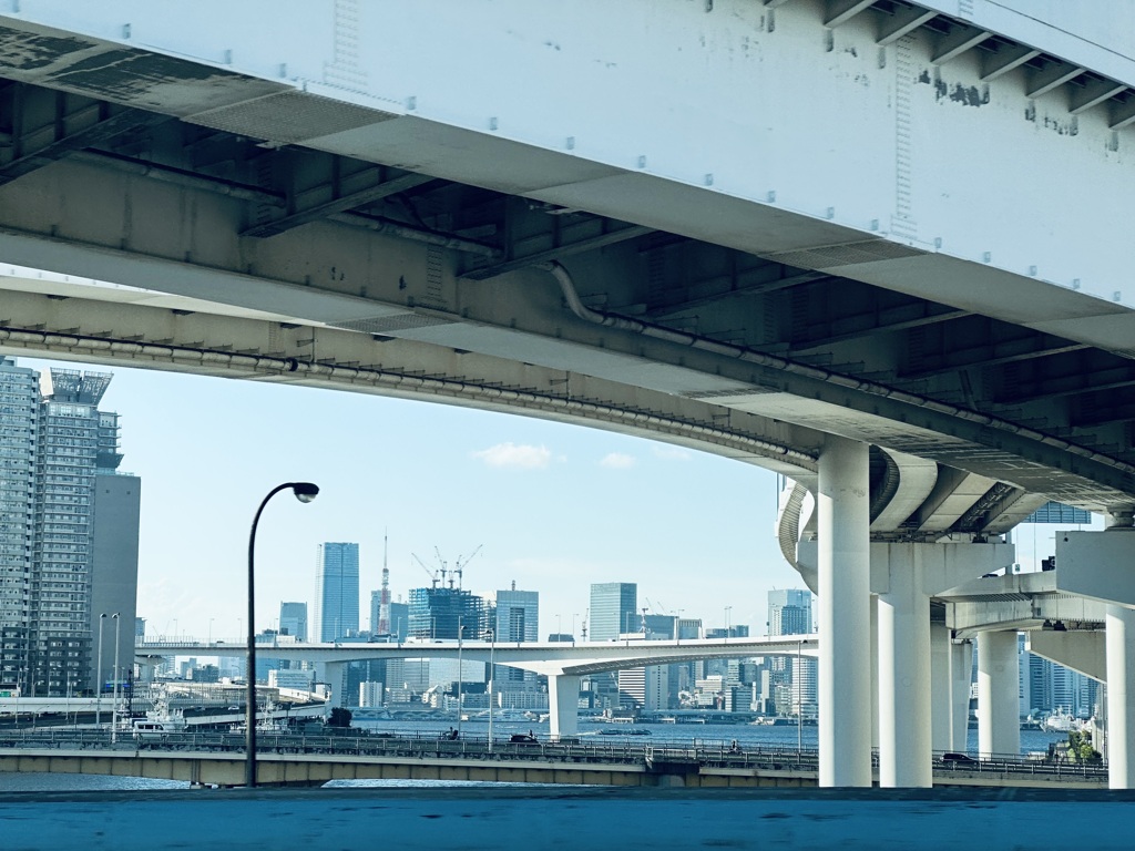 湾越しに見た東京