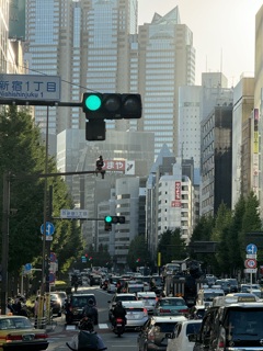 西新宿の渋滞