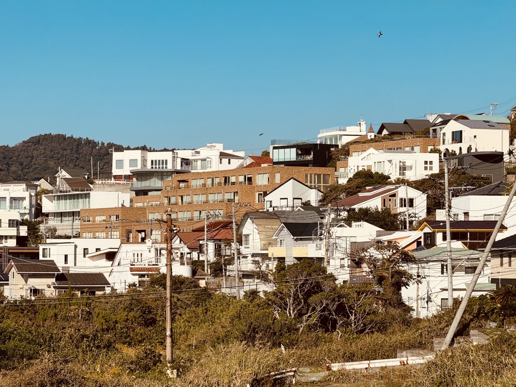 葉山の別荘 住宅街