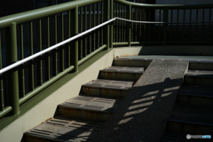 歩道橋の階段