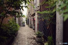 石畳の路地
