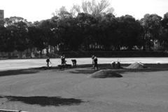 グラウンド整備