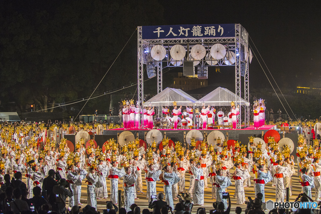 山鹿灯籠まつり 千人灯籠踊り ２