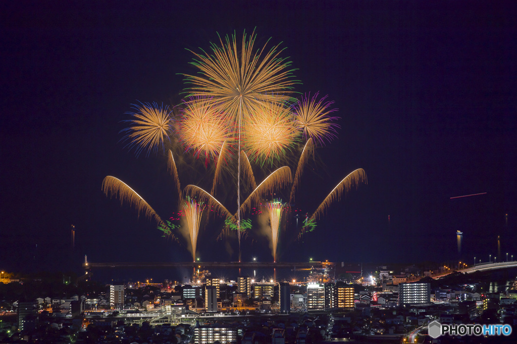 亀川花火大会 ２