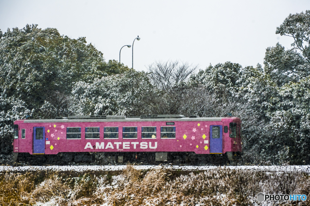 2025年 雪の甘木鉄道 ２