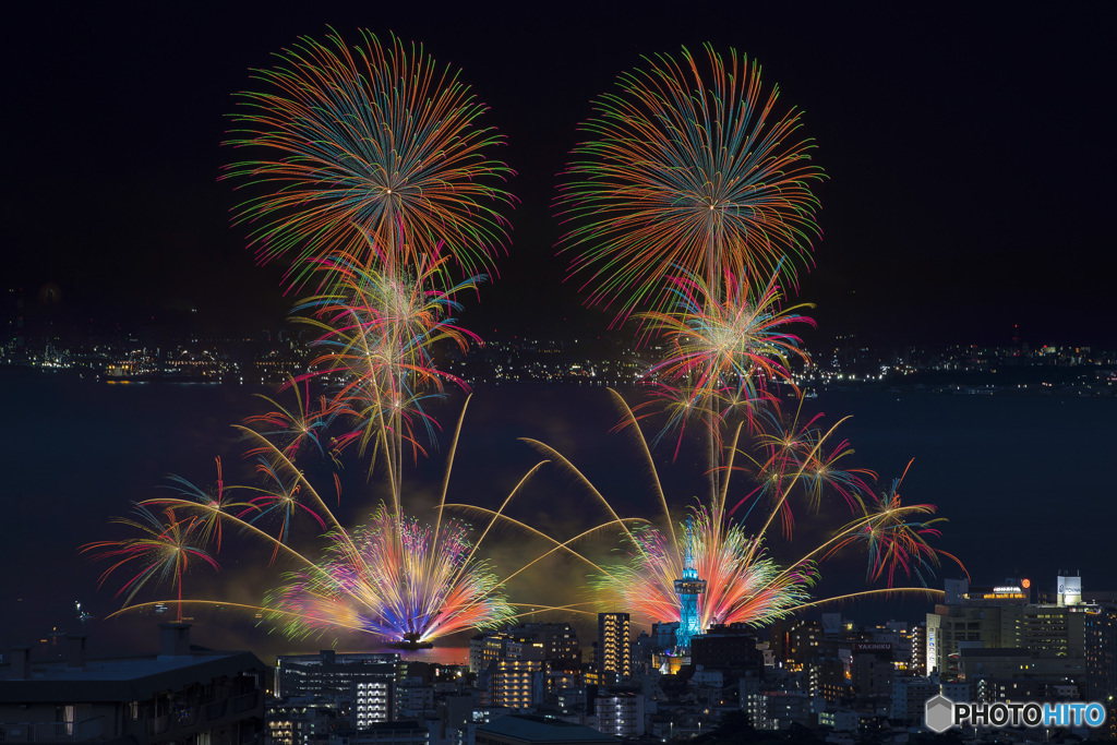 別府 火の海 花火大会３