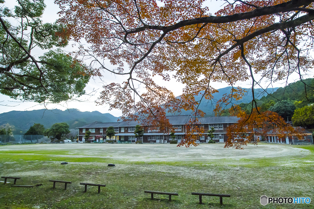 秋月城跡の紅葉５