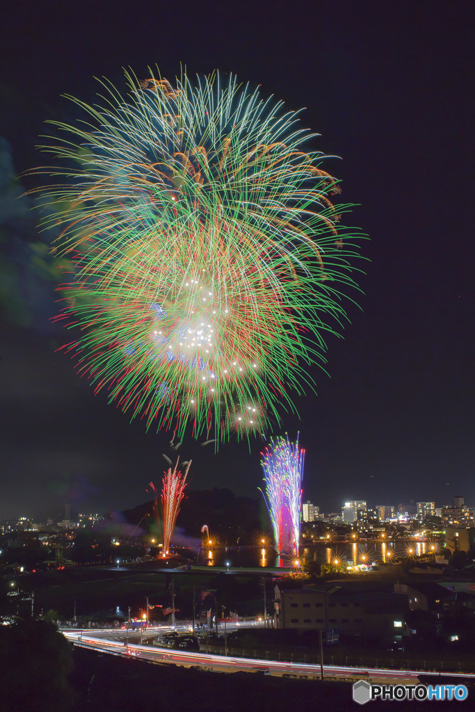 日田川開き花火大会 ９