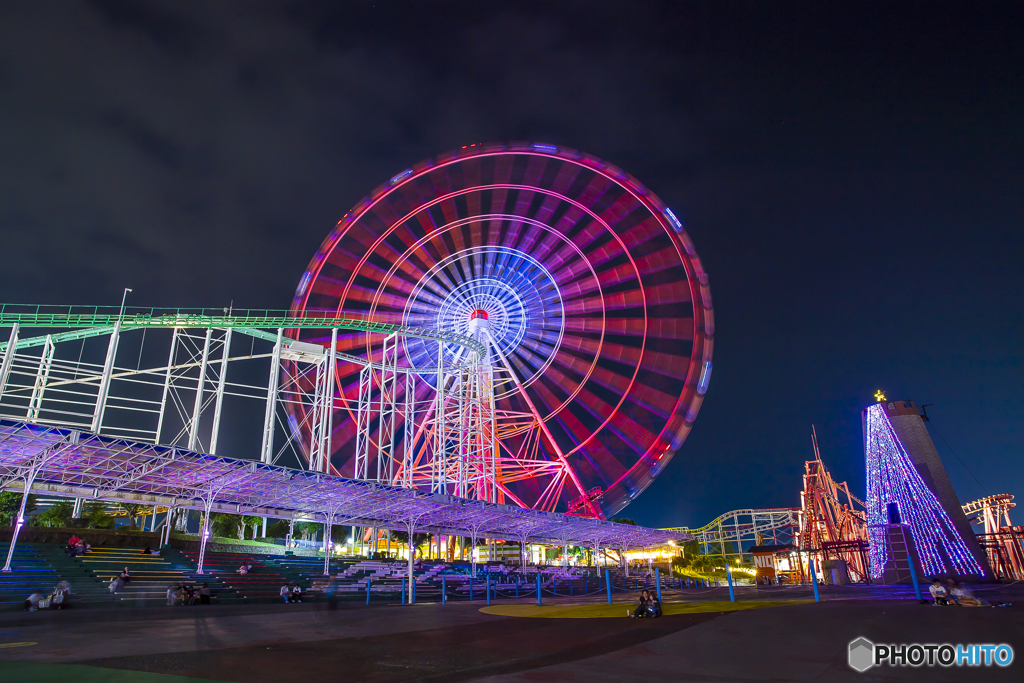夜の遊園地 ２