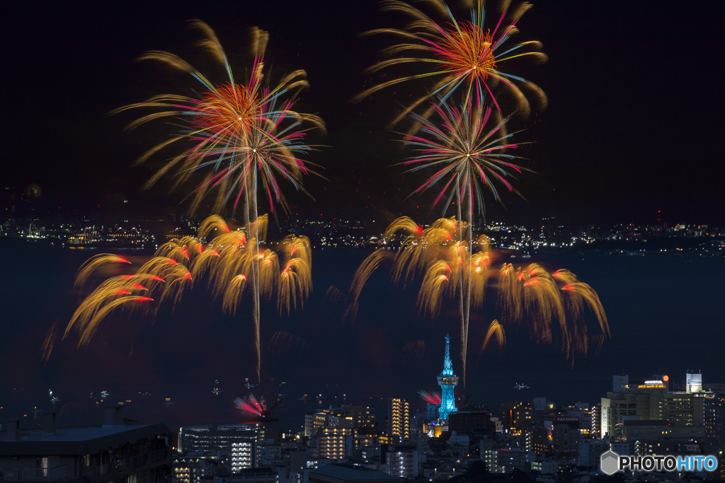 別府 火の海 花火大会９