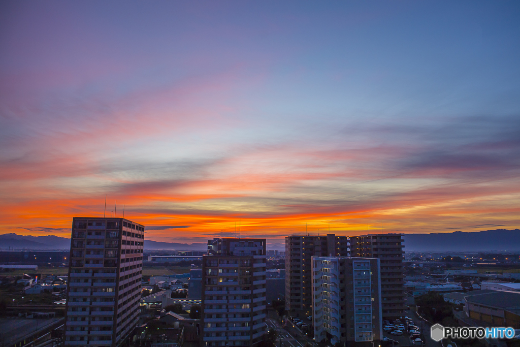 2025年 ベランダ朝焼 1