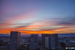 2025年 ベランダ朝焼 1