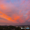 ベランダ 夕焼け １