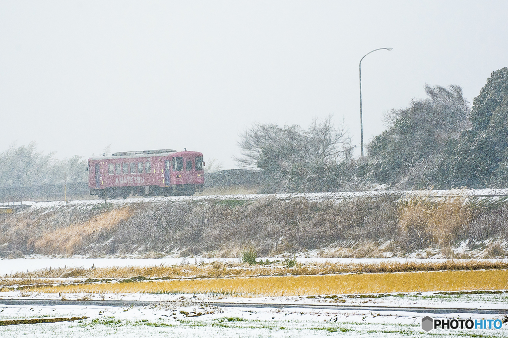 2025年 雪の甘木鉄道 １