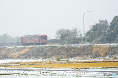 2025年 雪の甘木鉄道 １