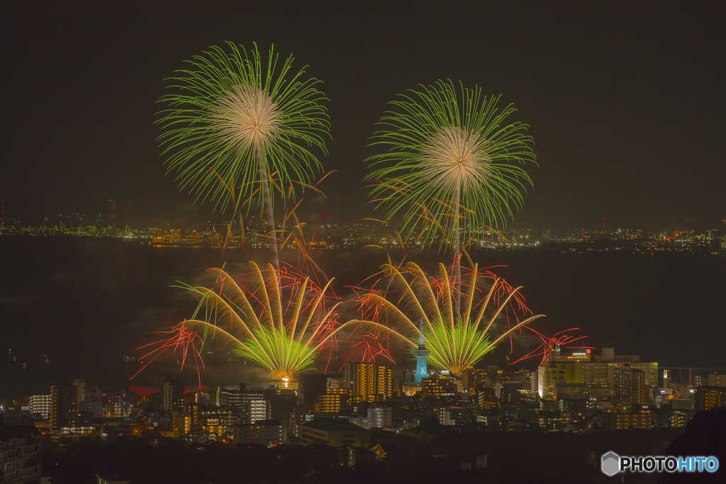 2025年 べっぷ火の海まつり 花火大会１
