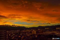 2025年 ベランダ夕焼３