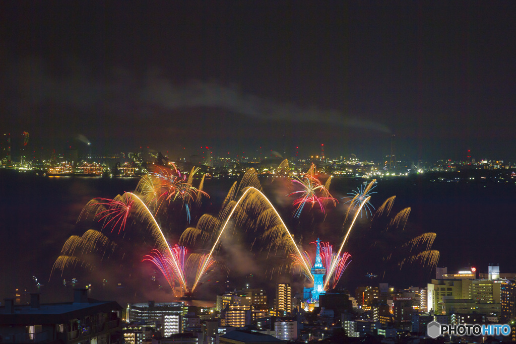 別府 火の海 花火大会４