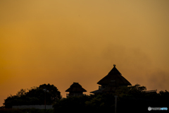 吉野ヶ里公園の夕景