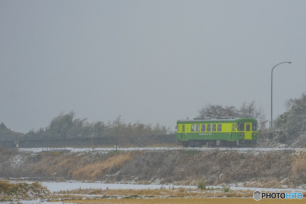 2025年 雪の甘木鉄道 ３