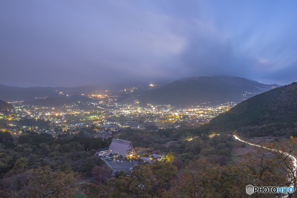 湯布院の夜景