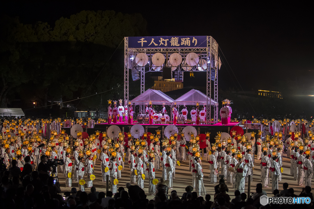 山鹿灯籠まつり 千人灯籠踊り ５