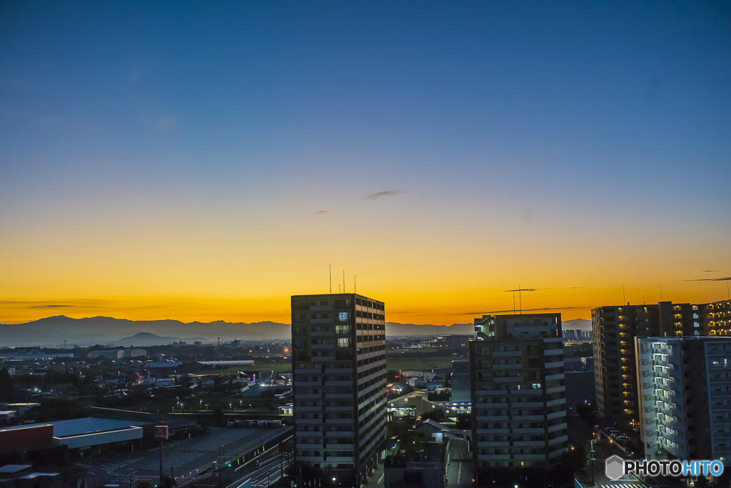 ベランダ 朝景 ２-②
