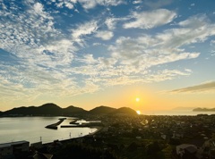 御手洗湾の夕焼け2