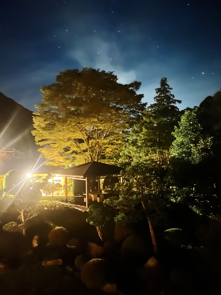 宿の星空