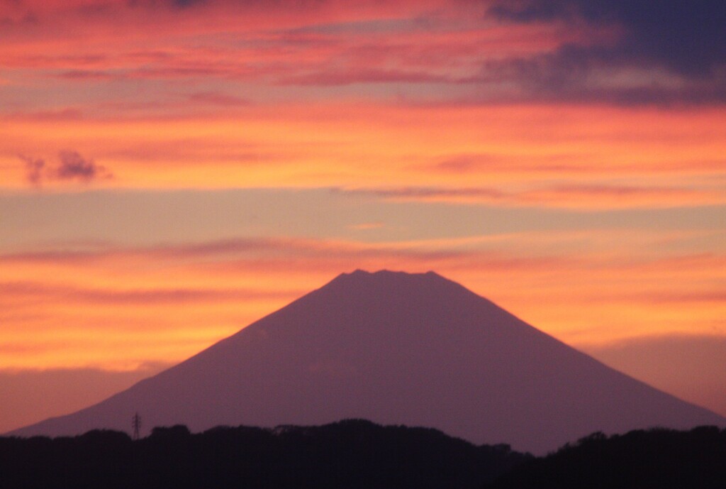 秋の夕陽