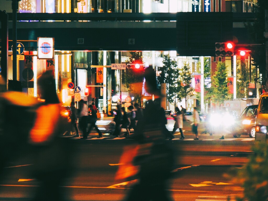 銀座8丁目　新橋より遠景