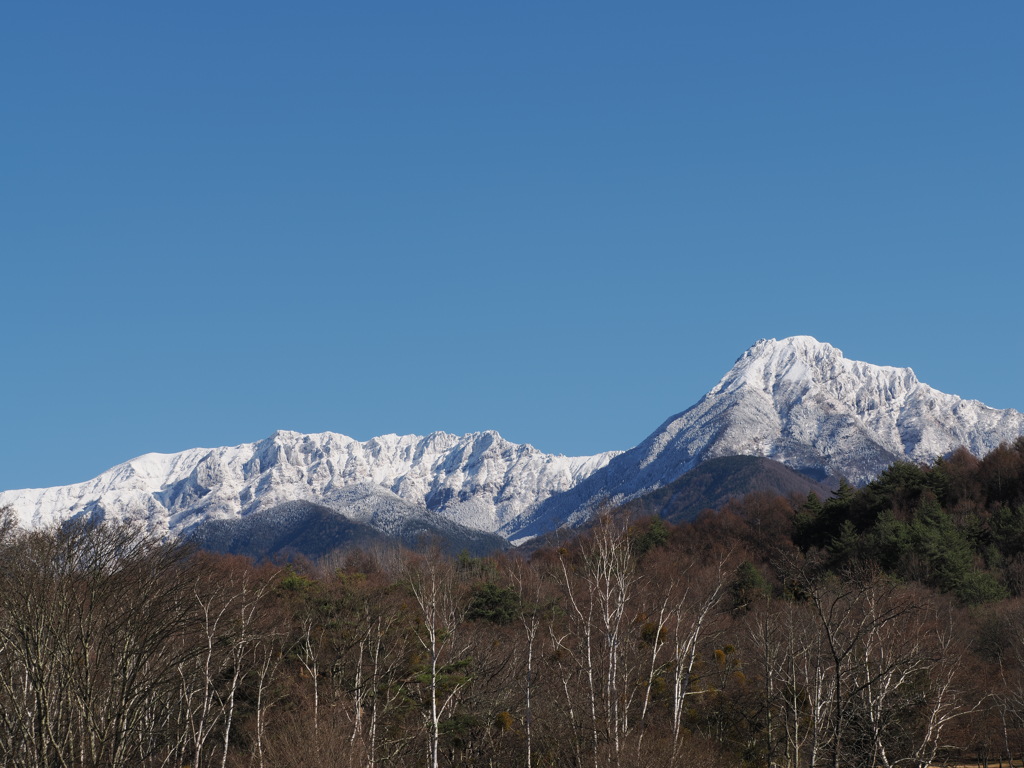 冬の始まり　八ヶ岳