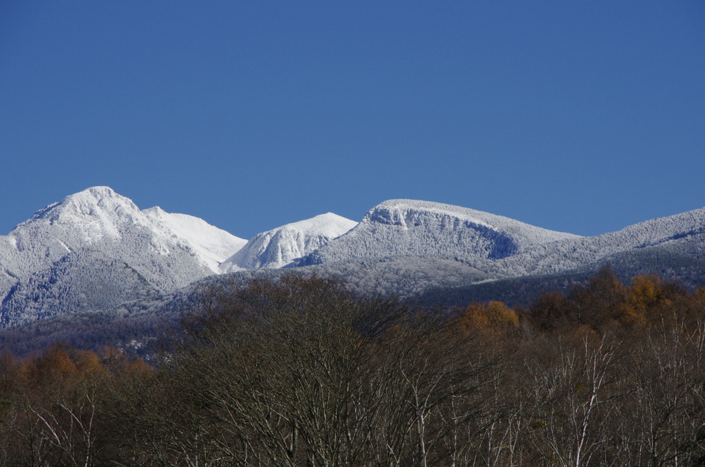 八ヶ岳　冠雪