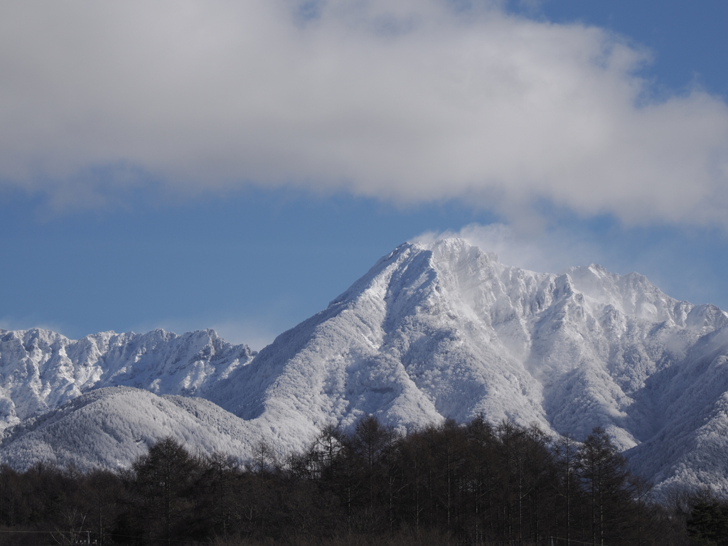 八ヶ岳　白雪