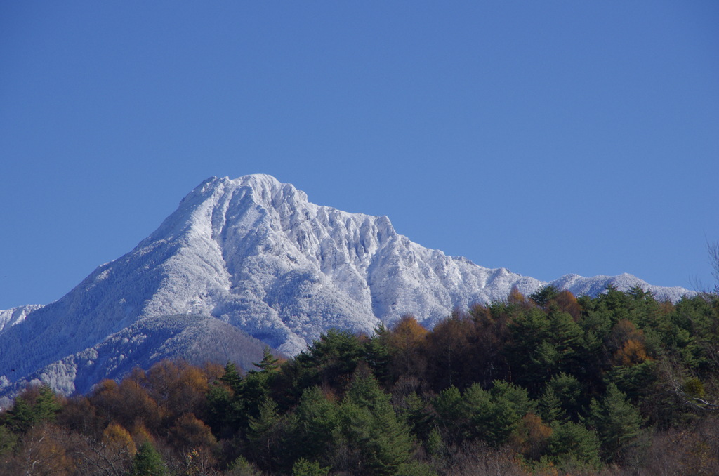 八ヶ岳　冠雪