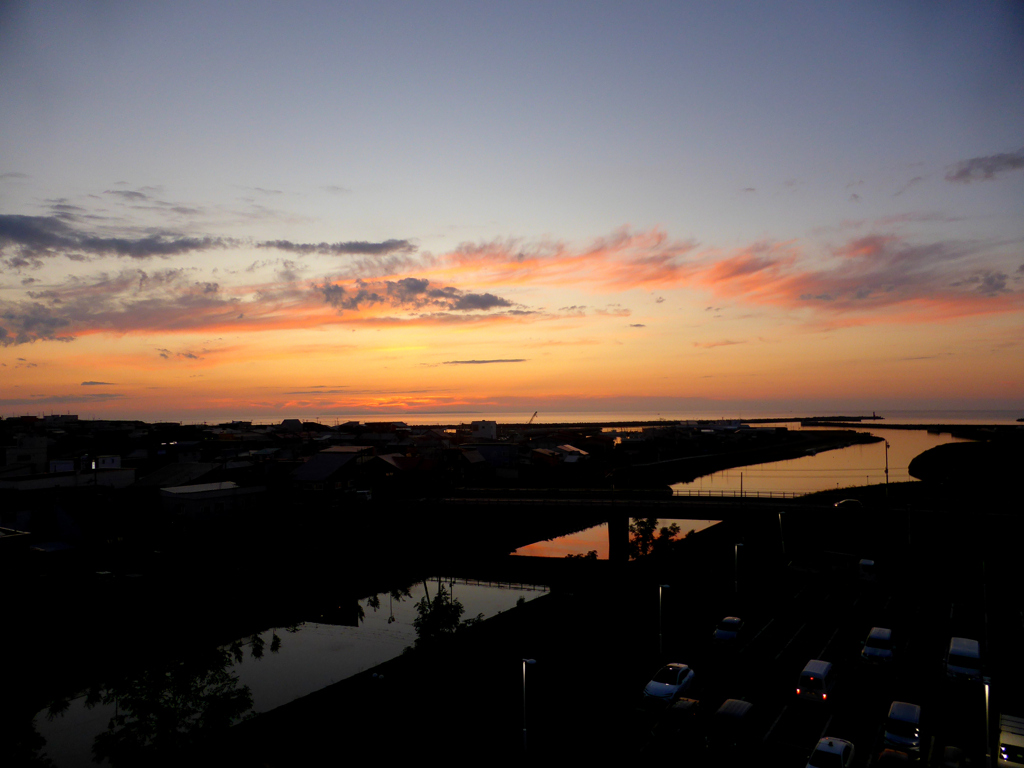 羽幌の夕焼け