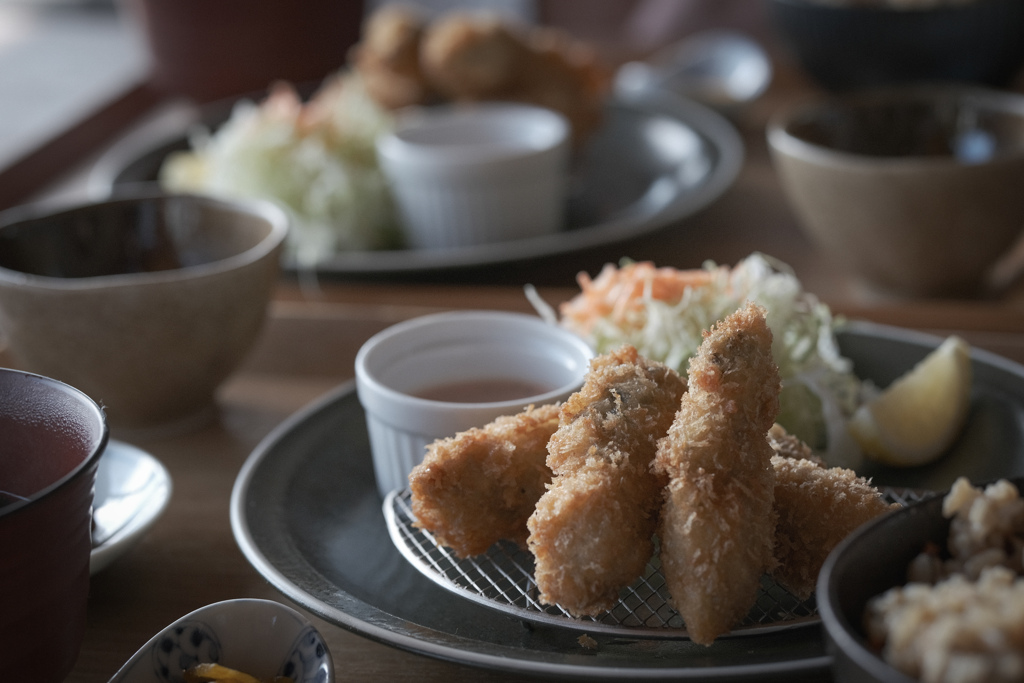 食べ物寫眞…カキフライ♡