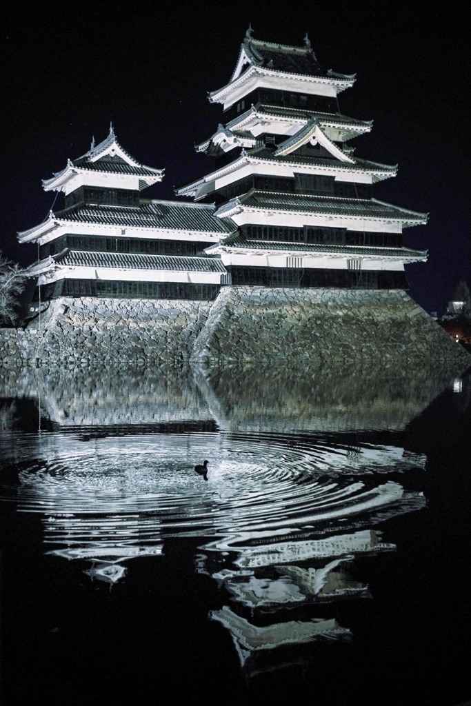 松本城と波紋…*ﾟ