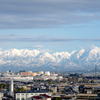 高岡市より立山連峰を拝む