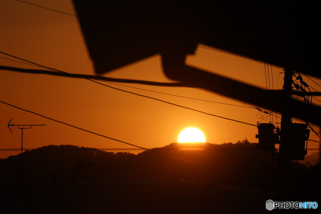 ある日の夕陽