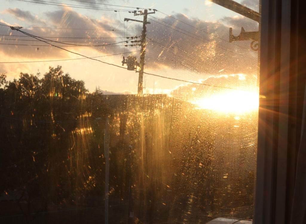 冬の夕焼け
