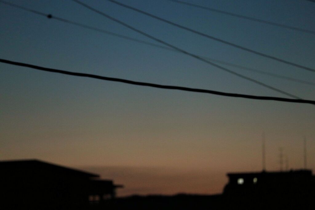 今日の夕焼け